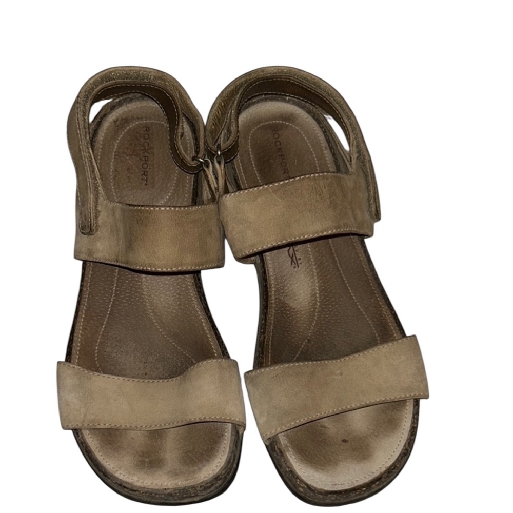 Rockport Beige Strap Sandals